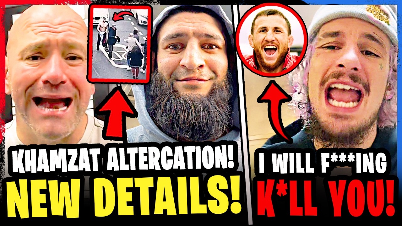 NEW DETAILS EMERGE of Khamzat Chimaev ALTERCATION! Sean O'Malley SENDS WARNING! Dana White ROASTED!