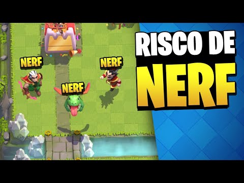 3 CARTAS em RISCO no CLASH ROYALE