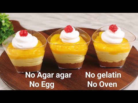 10 Minutes Easy Mango Dessert Recipe No Baking , No Oven | | Mango Recipe
