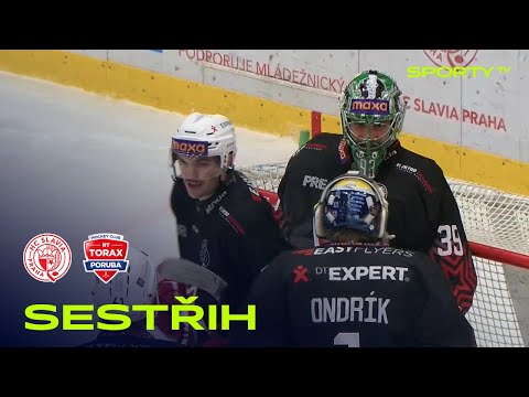 HC Slavia Praha vs. HC RT TORAX Poruba 8:0 | Maxa liga | 23. kolo | SESTŘIH
