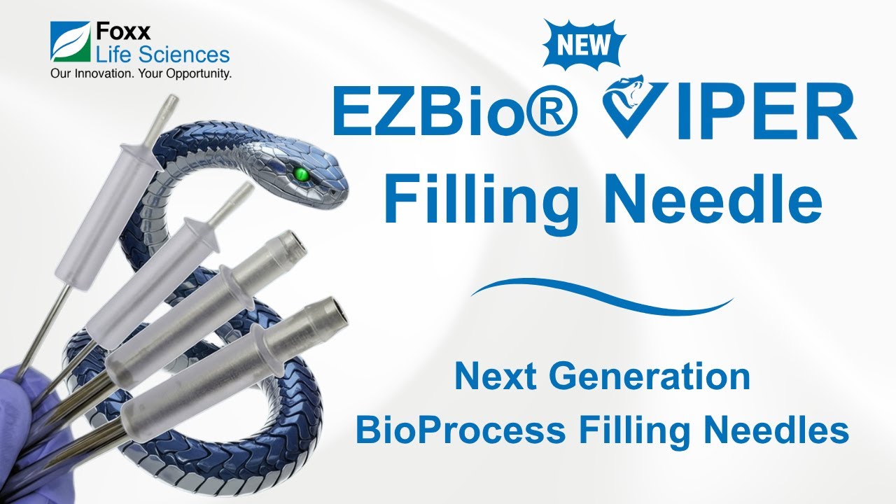 EZBio® Viper needles Pall Allegro™ filling system replacement, SS316L 2.4mm ID 87.10mm Length, PC  hub Non-Sterile — video