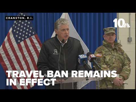 State of emergency, travel ban to remain in effect in Rhode Island