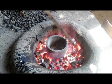 Slag remove in aluminium during melting