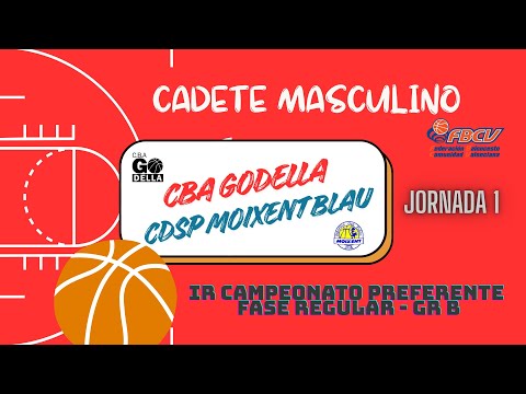 Jornada 1 Cadete Masculino IR Campeonato Preferente-Fase Regular-Gr B. Godella - Moixent