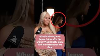 Why did Blue Ivy leave Beyoncé alone after the Grammy Awards?#beyonce #grammys #funny
