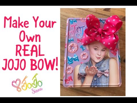 Make Your Own REAL JoJo Bow! Tutorial here...