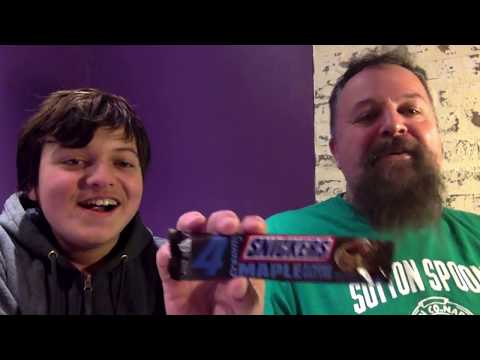 FATHER & SON Review it ALL !!! EPISODE 46 SNICKERS Maple Almond Butter