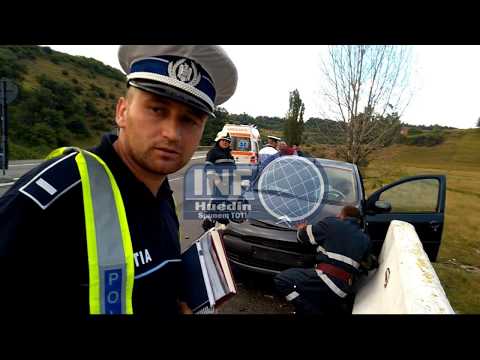 InfoHuedin.ro - Alin Creț, accident cu autospeciala în Mănăstireni