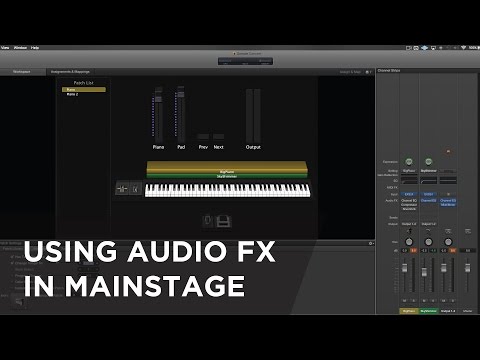 Using Audio FX in MainStage