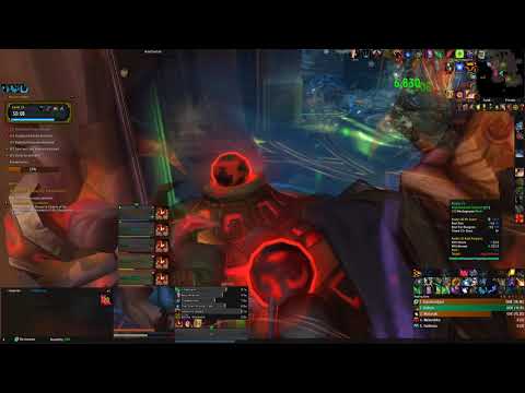 World of Warcraft | Healing a Waycrest +16 on my Druid! 100K HPS and we timed it!