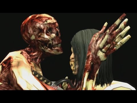Mortal Kombat 9 Komplete Edition - Skully "Meat" NPC *All Fatality Swap* (HD) Video