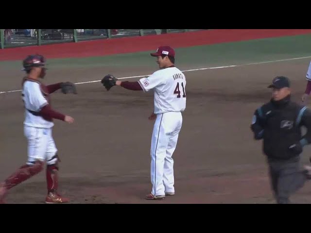 【ファーム】イーグルス・釜田 見事なピッチングで完封勝利!! 2021/4/27 E-F(ファーム)