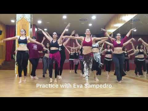 Practice with Eva Sampedro - “Running BellyFusion” combination (2019).
