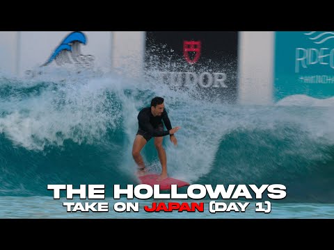 Max Holloway goes SURFING in JAPAN | The Holloways