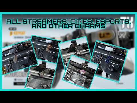 R6 LEAKS | UNRELEASED STREAMERS CHARMS, CITIES CHARMS, ESPORTS CHARMS (R6 SHARE) AND MORE