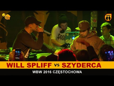 Szyderca 🆚 Will Spliff 🎤 WBW 2016 Częstochowa (freestyle rap battle)