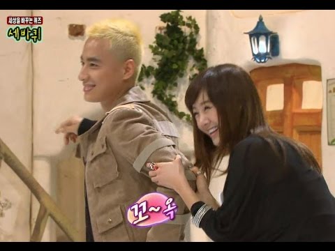 【TVPP】G.NA - Dance with Lee Jihoon, 지나 - 이지훈과 블랙 앤 화이트 춤 @ Three Turns