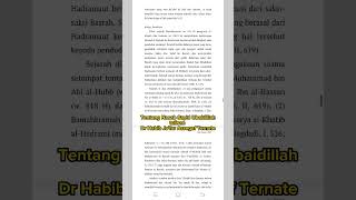 Download lagu Tulisan Dr Habib Ja'far Assegaf Ternate (Nasab Sayid Ubaidillah) mp3