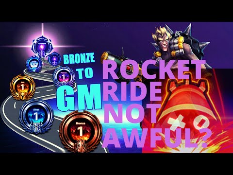 Junkrat Rocket Ride - Rocket Ride isn't awful anymore! - Bronze to GM Season 3 (Diamond 1)