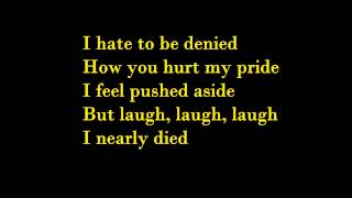 Laugh, I Nearly Died - The Rolling Stones (Lyrics)