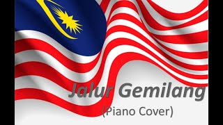Download lagu Jalur Gemilang (Pak Ngah) piano cover / karaoke / instrumental (Malaysia Merdeka) #malaysiamadani mp3