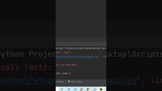 How to avoid variable name errors in Python #shorts