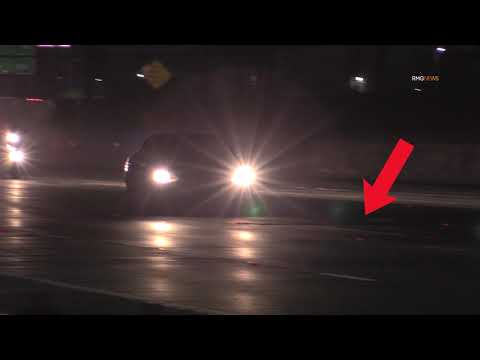 Successful CHP Spike Strip On Dodge Charger Caught On Camera