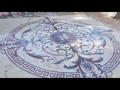 100 multicolor marble inlay designing flooring, in world wid...