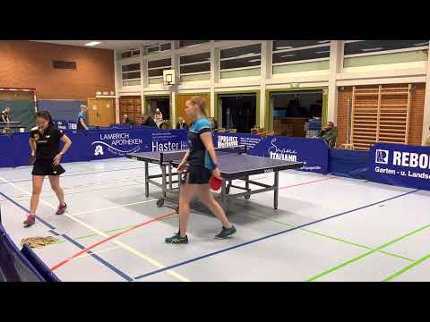 Qian Wan - Ashley-Josephine Pusch | 3. Bundesliga 22/23 3. Satz Tischtennis