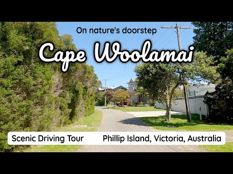 Driving around Cape Woolamai, Phillip island, Australia
