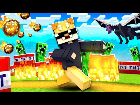 Minecraft But a Different Disaster Tries to Kill Me Every 15 Seconds...