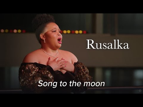 Nombulelo Yende sings Rusalka's  ‘Song to the moon’ – OPERA STUDIO SOIRÉE – Oper Frankfurt