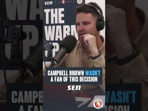 Campbell Brown wasn't a fan of this decision. #afl #footy #afl2023