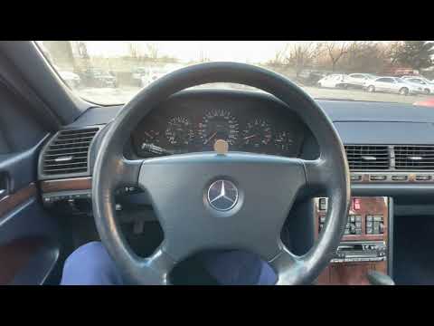 Thumbnail for Mercedes S Class 1991 W140 3.2 Coin Test Cold Start Engine