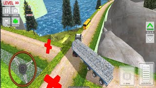 Stone River Truck Load Pranking the Place On Death Road | Death road truck simulator
