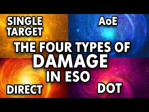ESO Damage Types Explained: Single Target, AoE, Direct, and DoT with CP Visual Guide