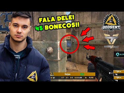 MELHOR TIME BRASILEIRO!?? GODSENT É CAMPEÃ EM PARTIDA INSANA DE FELPS (DEITOU 45 BONECOS! 😎😎)