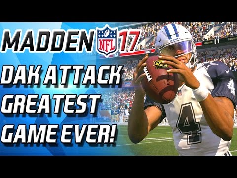 DAK PRESCOTT! GREATEST 4TH QUARTER PERFORMANCE EVER! - Madden 17 Ultimate Team