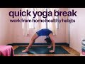Stayhome And Flow With Me Quick WFH Office Break Yoga Sequence