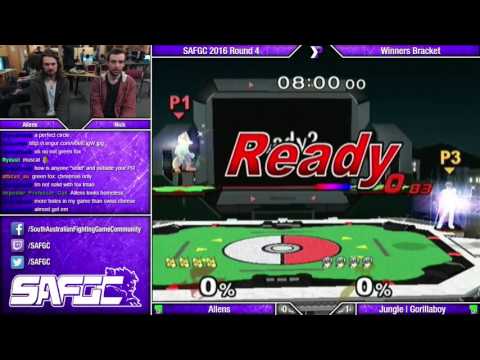 SAFGC 2016 R4 - Allens (Fox) vs Gorillaboy (Marth) - SSBM