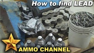 How to find free & cheap lead for bullet casting and reloading ammo