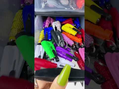 All black no other color 🖤which one next#asmr #keychain #usa #safety #gift #diy #fyp #amazonfinds