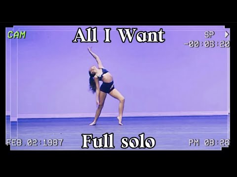 Mackenzie Ziegler All I want full solo