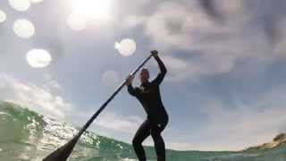 preview picture of video 'SUP Surf Oregon Summer Swell - Cape Kiwanda 2014'