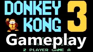 Donkey Kong 3 Gameplay - The No Swear Gamer