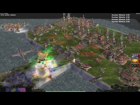 CHINA Infantry ( Contra Mod ) Command & Conquer Generals Zero Hour - 1 vs 5 HARD Gameplay