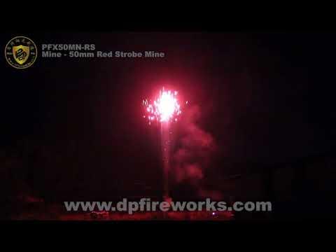 Mine - 50mm Red Strobe PFX50MN-RS ... Available at American Wholesale Fireworks!