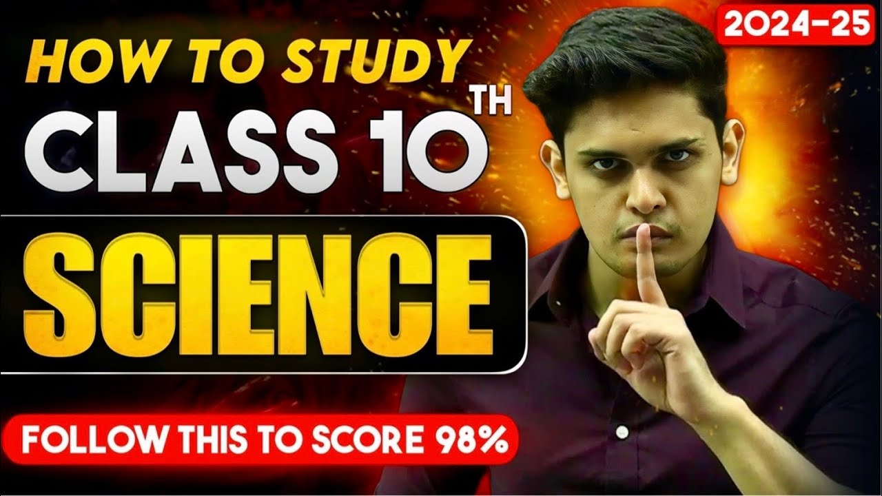 How to Study Class 10th Science🔥| Class 10th Science 98% Strategy | Prashant Kirad