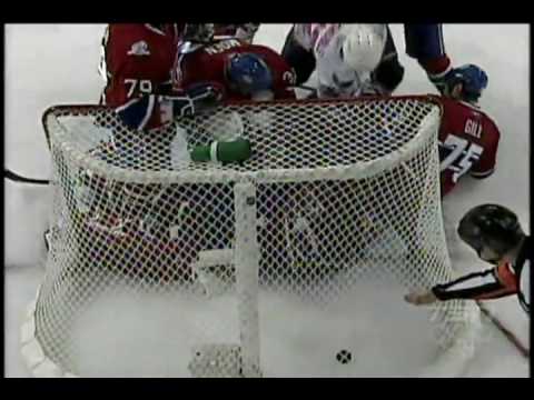 Alex Ovechkin LEVELS Hal Gill and Scores 2/10/2010