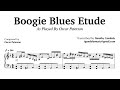 Oscar Peterson| Boogie Blues Etude (Transcription) - Timothy Gondola Oscar Peterson| Boogie Blues Etude (Transcription)